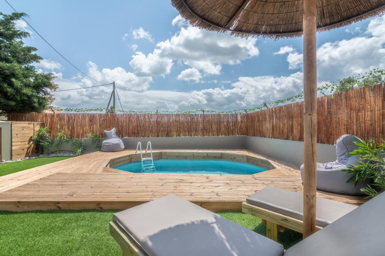 Cozy House With Pool Near Beach Gazi Esterno foto